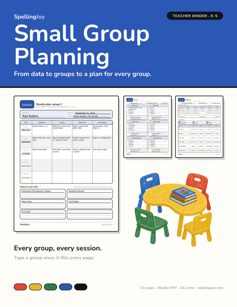 Small Group Planning cover
